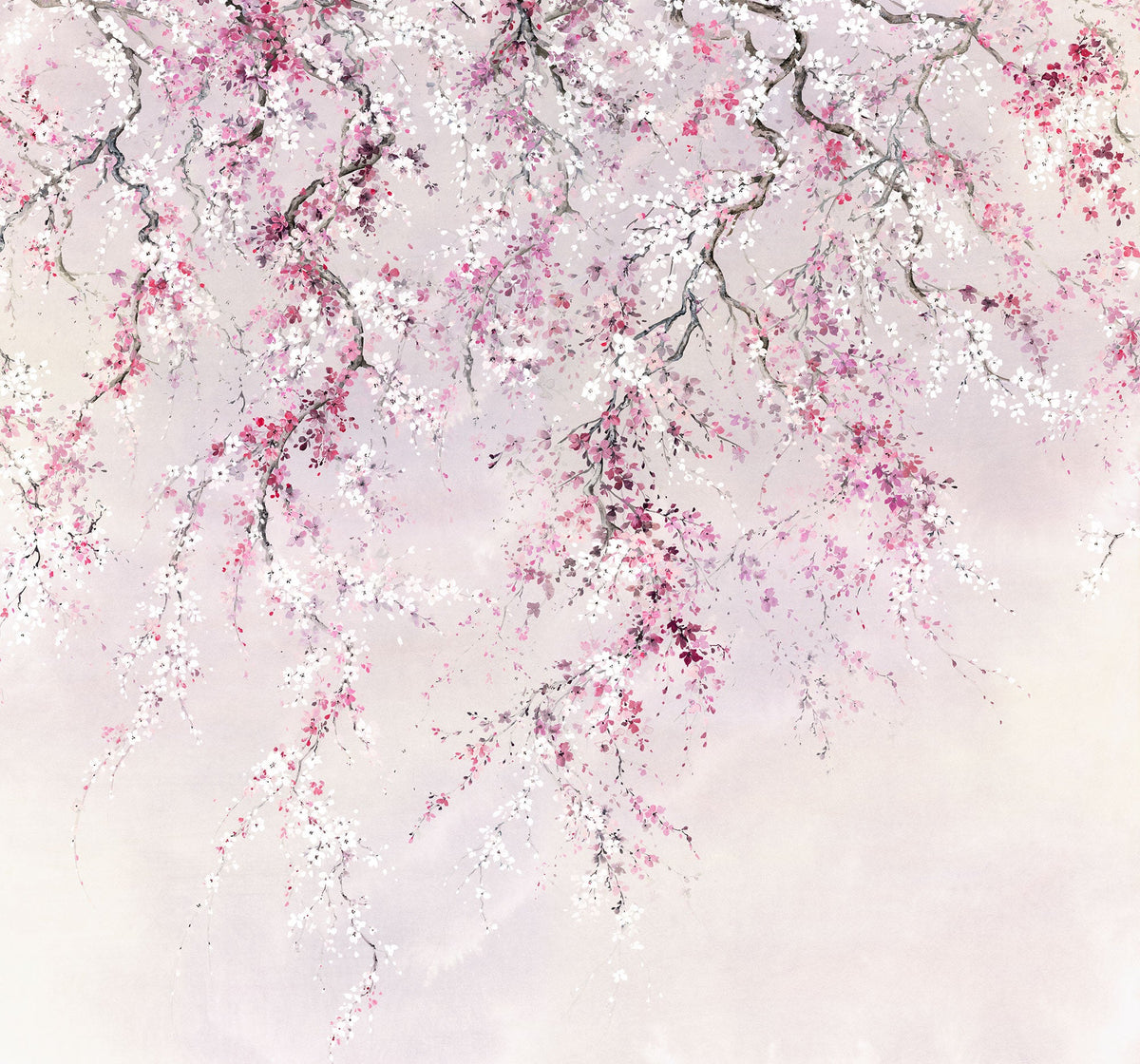 Sample – Kirschblüten - Custom Sized Mural Wallpaper (per m2)