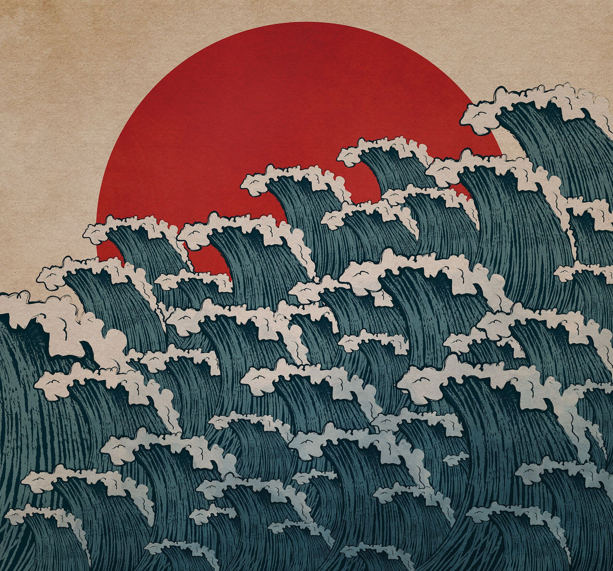 Sample – Nami - Custom Sized Mural Wallpaper (per m2)