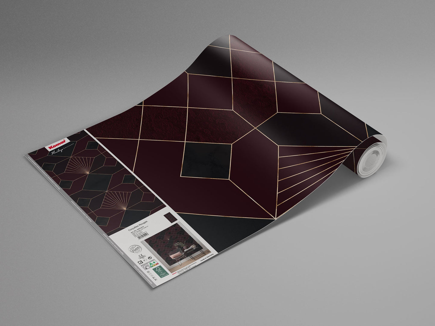 Sample – Deco Obsidian - Onyx - Custom Sized Wallpaper Mural (per m2)