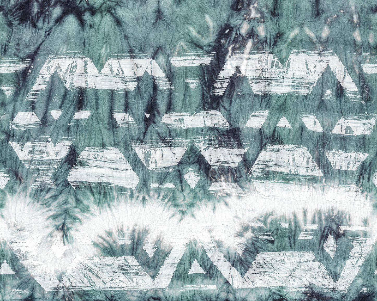 Sample – Tribal Dye - Custom Sized Mural Wallpaper (per m2)