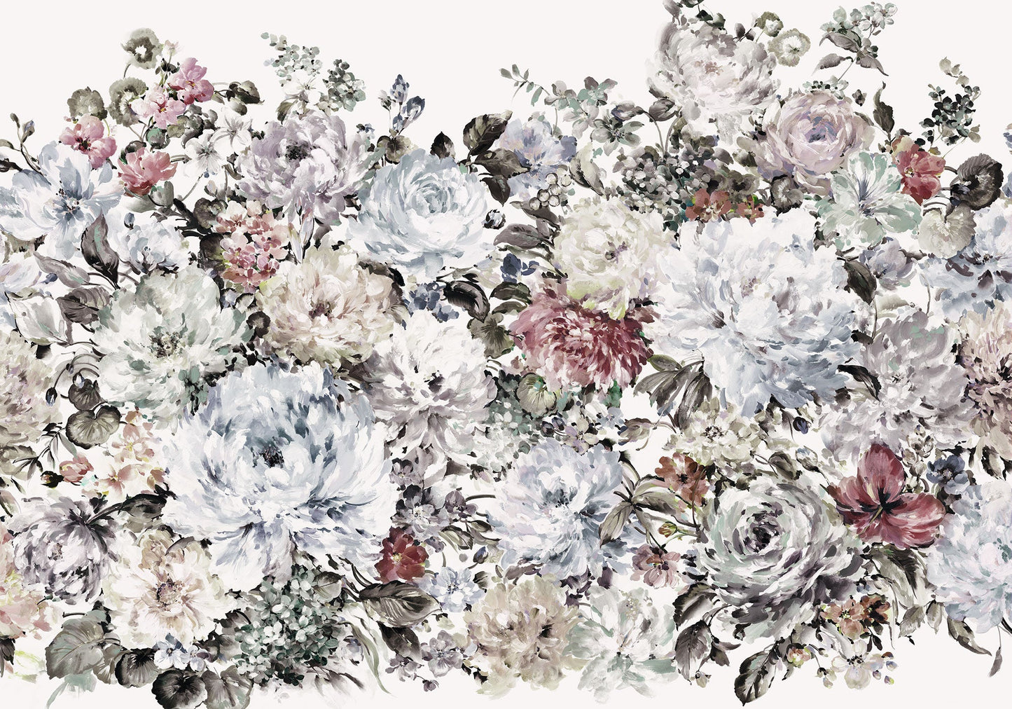 Sample – Posy - Custom Sized Mural Wallpaper (per m2)