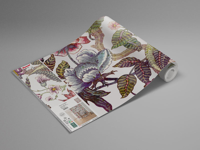 Fleurs de rêve - Custom Sized Mural Wallpaper (per m2)