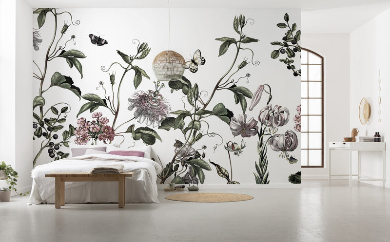 Photo Mural Wallpaper - Paradis de Papillons