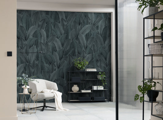 Bain de Feuilles - Custom Sized Wallpaper Mural (per m2)