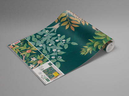 Happy Jungle - Custom Sized Mural Wallpaper (per m2)