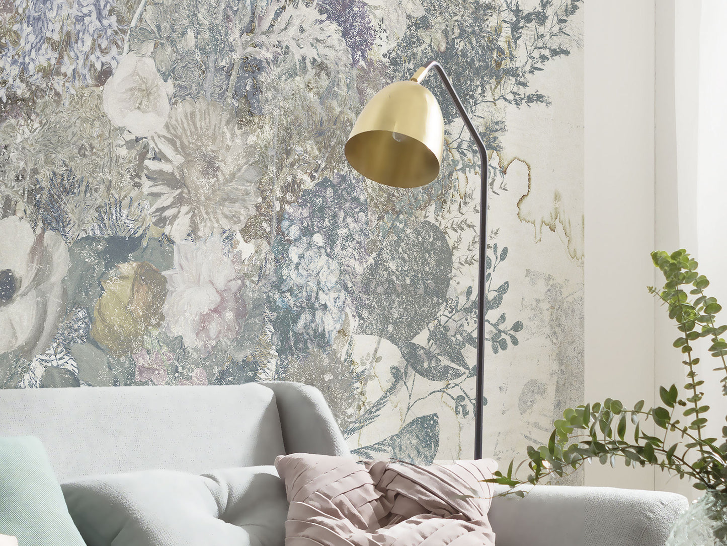 Bouquet Blowout - Custom Sized Mural Wallpaper (per m2)