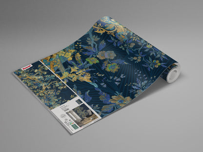 Golden Verve - Custom Sized Wallpaper Mural (per m2)