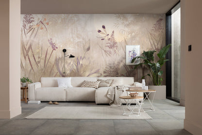 Dragonfly Pond - Custom Sized Mural Wallpaper (per m2)
