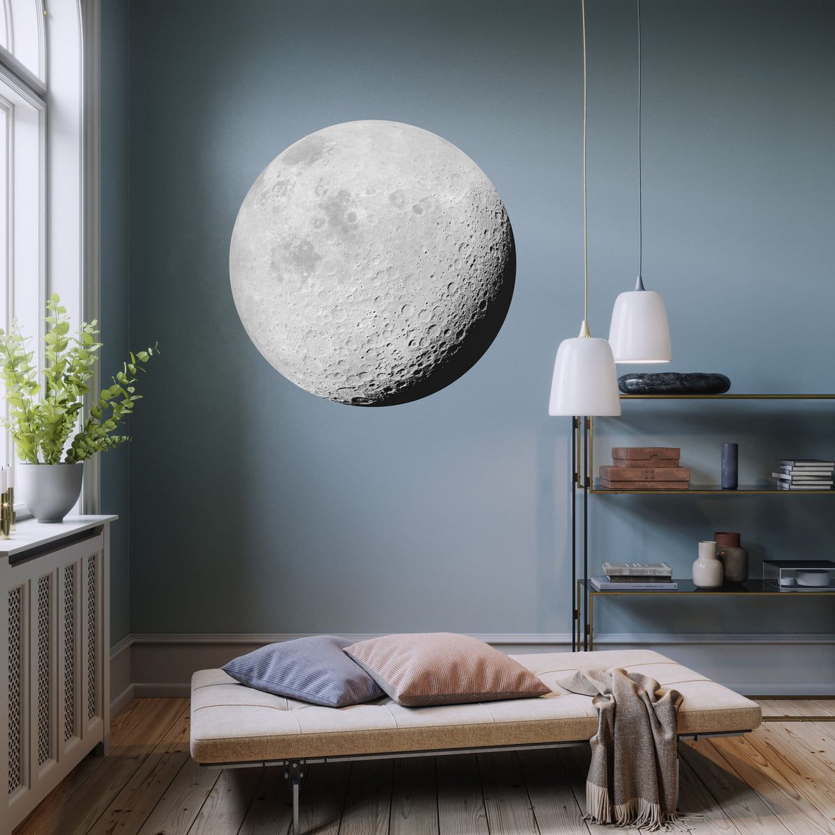 Luna - Circular Mural - Self Adhesive