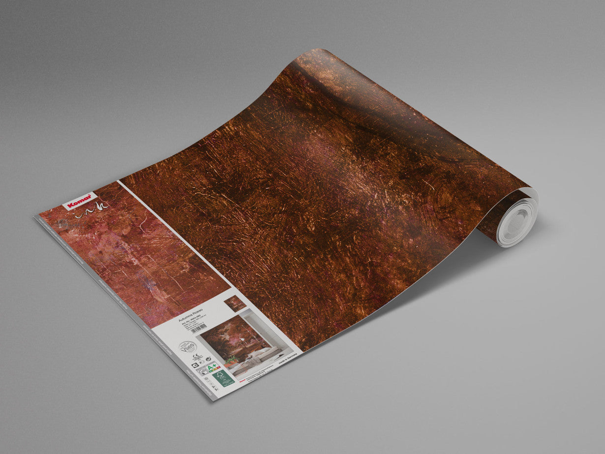 Autumna Rosso - Custom Sized Mural Wallpaper (per m2)