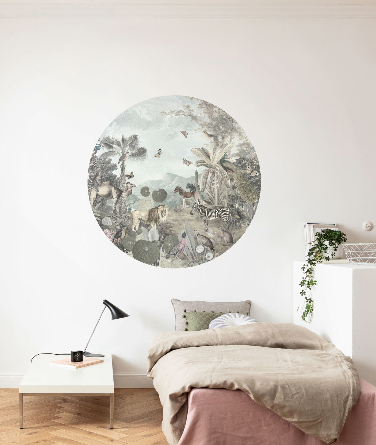 Utopia - Circular Mural - Self Adhesive