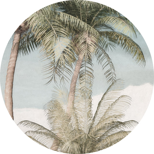Hush - Circular Mural - Self Adhesive