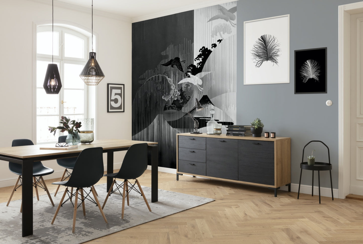 Yin Yang - Custom Sized Mural Wallpaper (per m2)