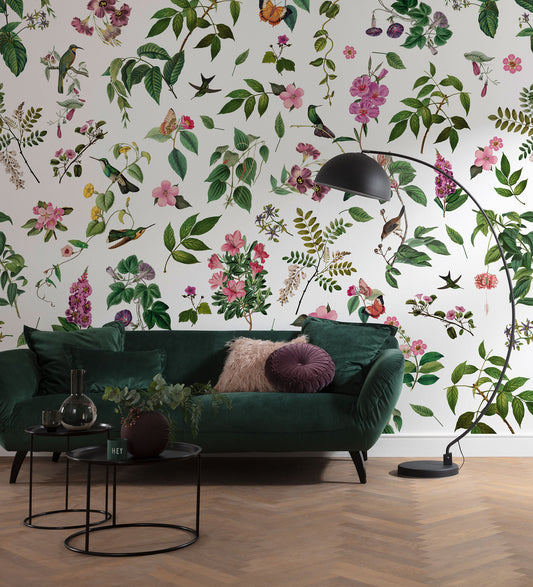 Cottage Core - Custom Sized Wallpaper Mural (per m2)