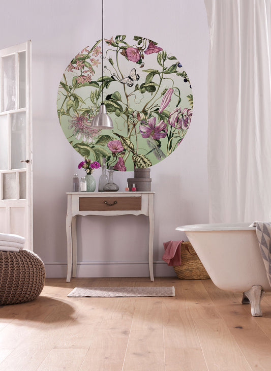 Louloudi - Circular Mural - Self Adhesive