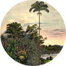 Vintage Landscape - Circular Mural - Self Adhesive