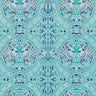 Arabian Birds Florence Broadhurst Wallpaper - Aquamarine