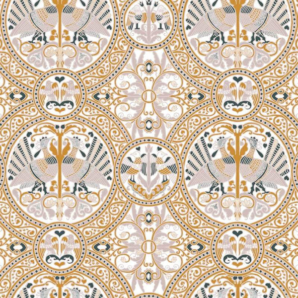 Sample – Arabian Birds Florence Broadhurst Wallpaper - Orion