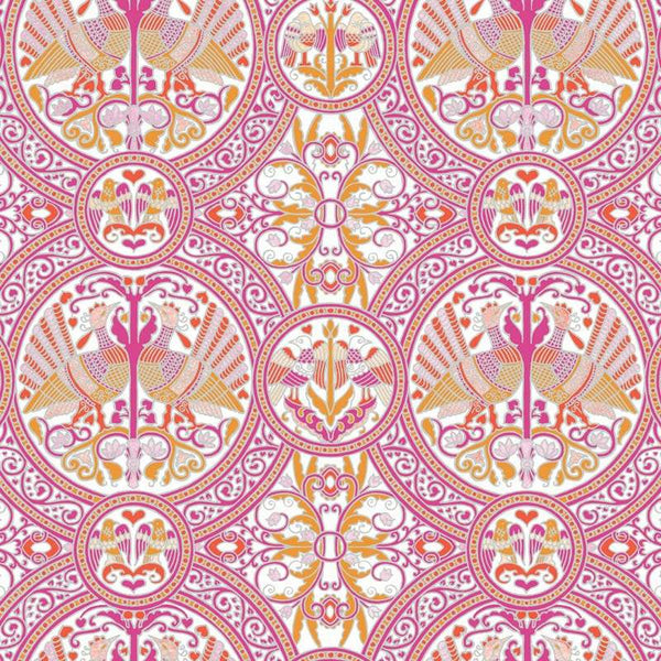 Sample – Arabian Birds Florence Broadhurst Wallpaper - Summer