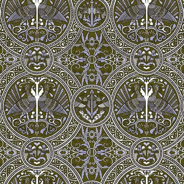 Sample – Arabian Birds Florence Broadhurst Wallpaper - Wild