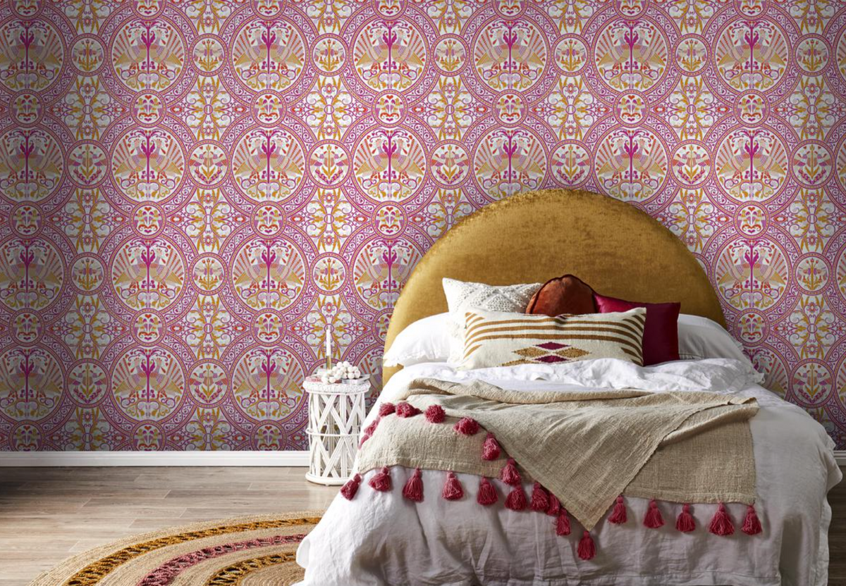 Arabian Birds Florence Broadhurst Wallpaper - Summer