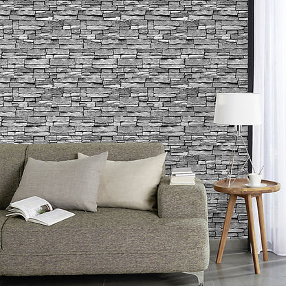 Stone Works Smooth Wallpaper - Light