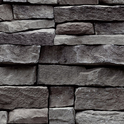Stone Works Smooth Wallpaper - Dark