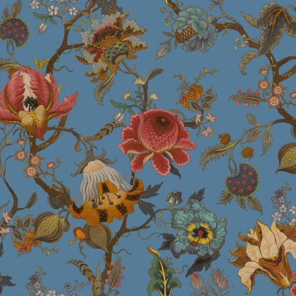 House of Hackney Artemis Hybrid Mural Wallpaper - Azure