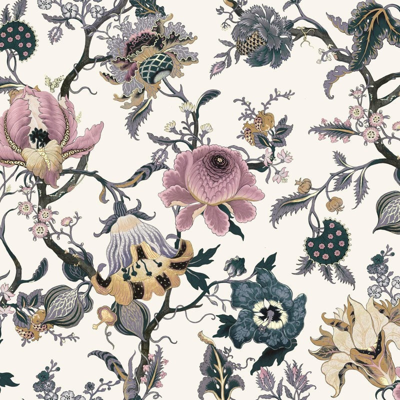 Sample - House of Hackney Artemis Hybrid Mural Wallpaper - Off White