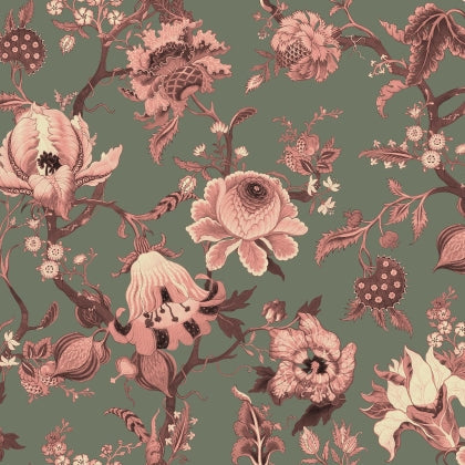 House of Hackney Artemis Hybrid Mural Wallpaper - Verdigris