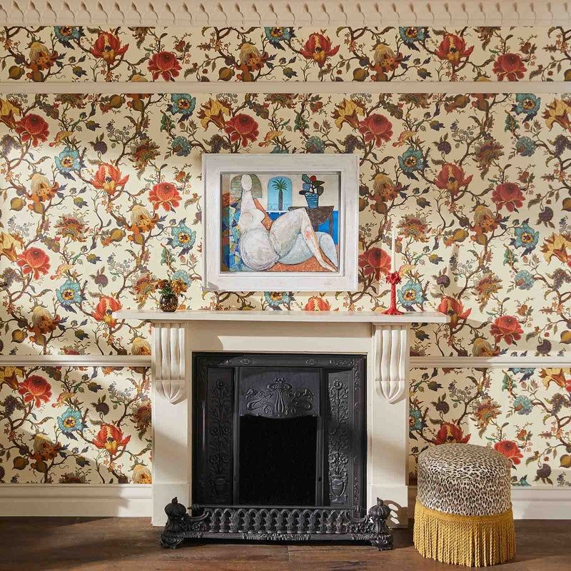 House of Hackney Artemis Hybrid Mural Wallpaper - Ecru