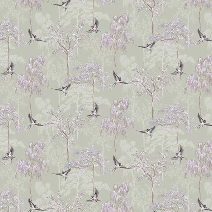 Japanese Garden Wallpaper - Grey