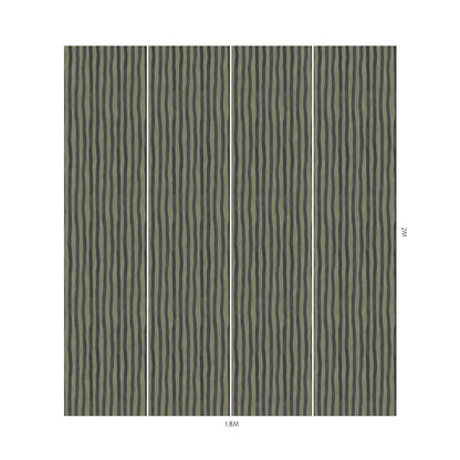 Artist's Stripe Wallpaper - House of Hackney - Laurustine & Galaxias