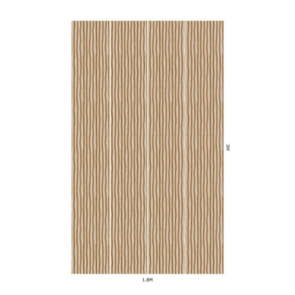 Artist's Stripe Wallpaper - House of Hackney - Amber