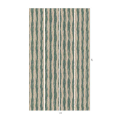 Artist's Stripe Wallpaper - House of Hackney - Euphorbia & Alabaster