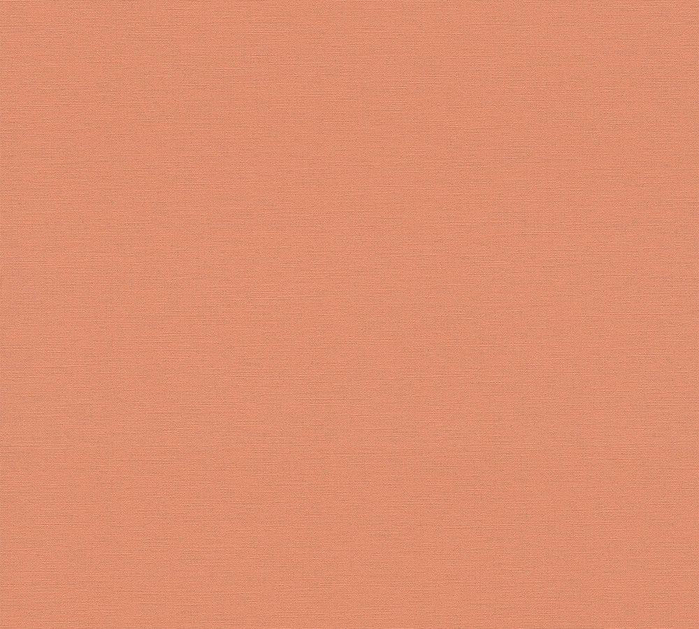 Retro Chic Plain Textured Vinyl Wallpaper – Salmon