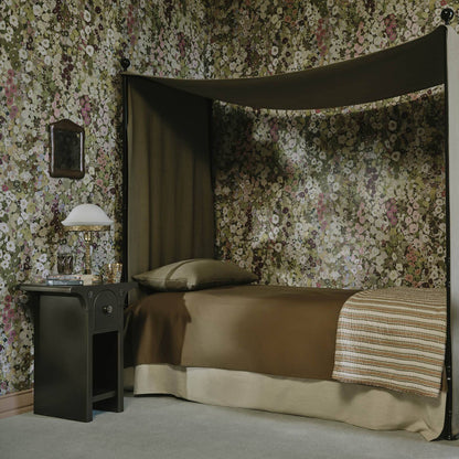 Hollyhocks Hybrid Wallpaper Mural - House of Hackney