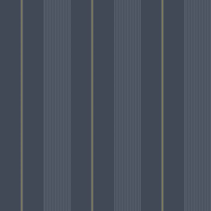 Sample - Axel Stripe Wallpaper - Navy Blue