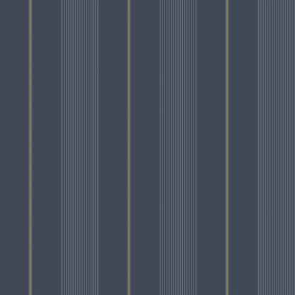 Axel Stripe Wallpaper - Navy Blue