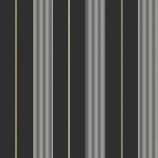 Sample - Axel Stripe Wallpaper - Black