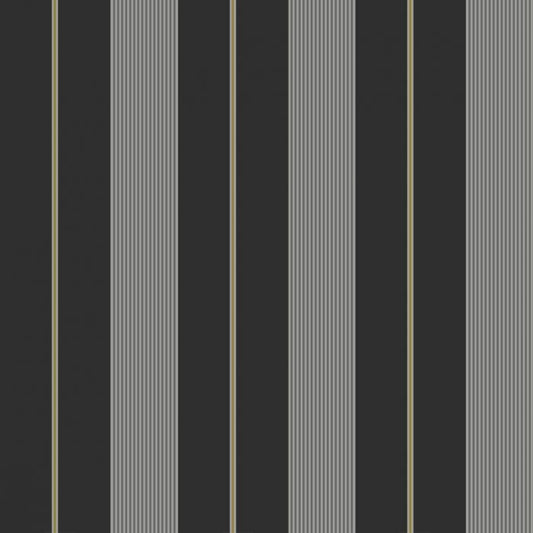 Axel Stripe Wallpaper - Black