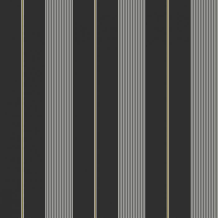 Axel Stripe Wallpaper - Black