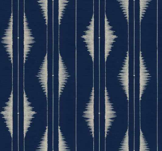 Azilal Embroidery Wallpaper – Ultramarine