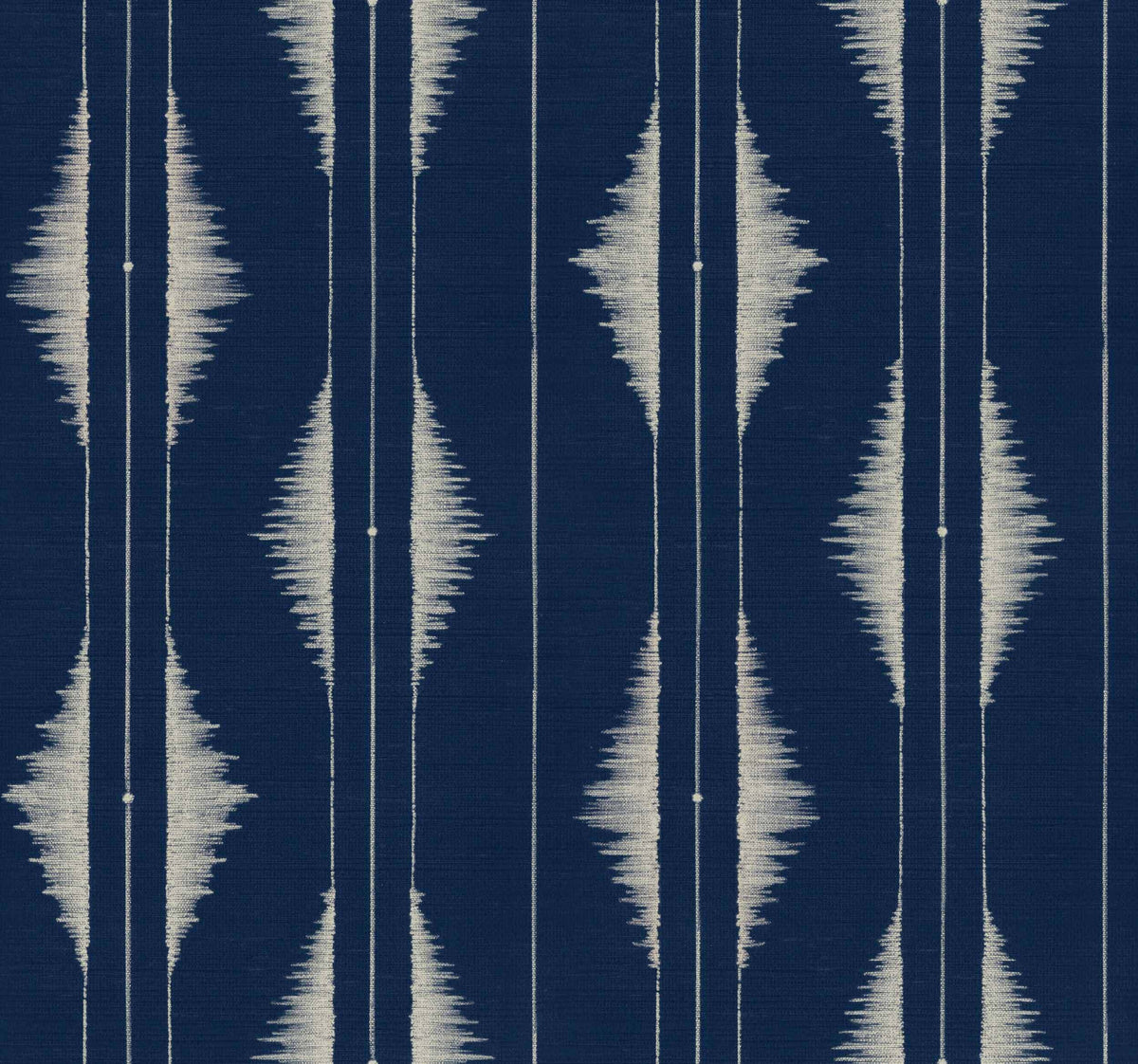 Sample – Azilal Embroidery Wallpaper - Ultramarine