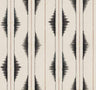 Azilal Embroidery Leaves Wallpaper - Black Zebra