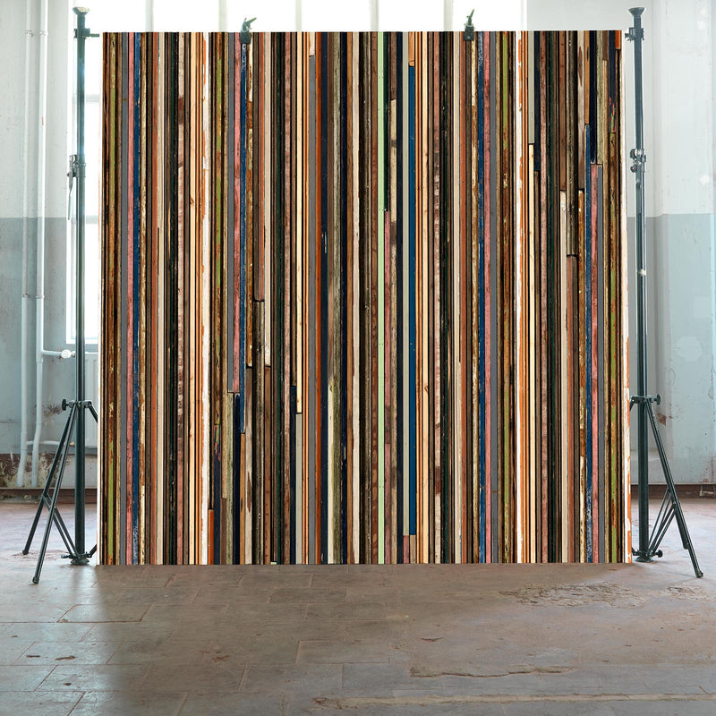 Piet Hein Eek 'Scrapwood Series' Wallpaper - Coloured Sides Scrapwood - PHE15