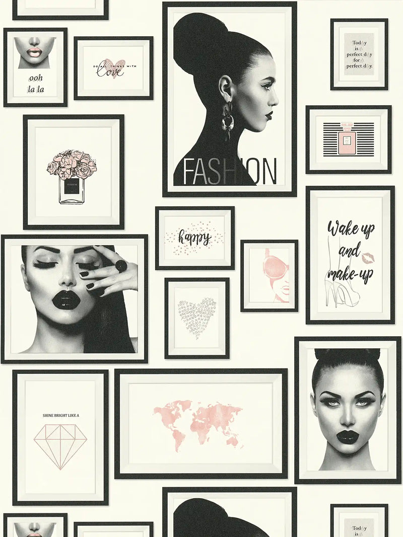 Fashion Wallpaper - Black/White
