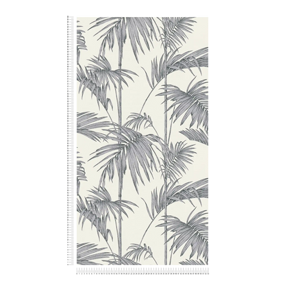 Lola Palm Wallpaper - Grey - Discontinuing