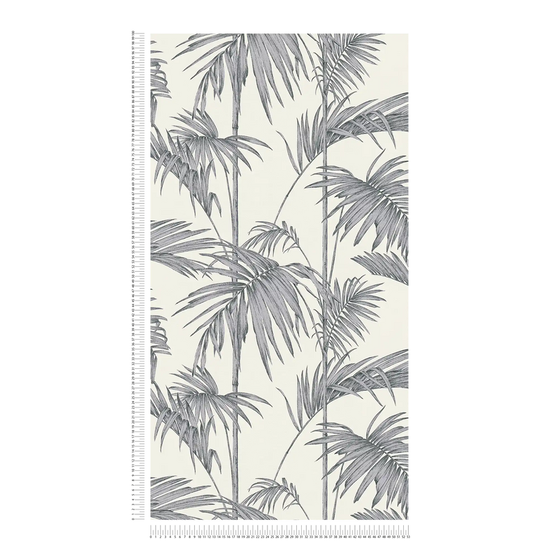 Lola Palm Wallpaper - Grey