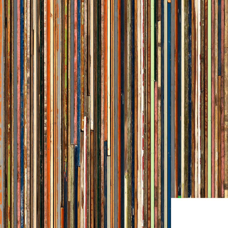 Piet Hein Eek 'Scrapwood Series' Wallpaper - Coloured Sides Scrapwood - PHE15